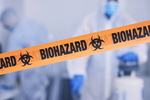 Professional Biohazard Cleanup technician working in Carroll, IA